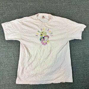 Vintage Alstyle Apparel New Orleans French Quarter Graphic T-Shirt Mens Large